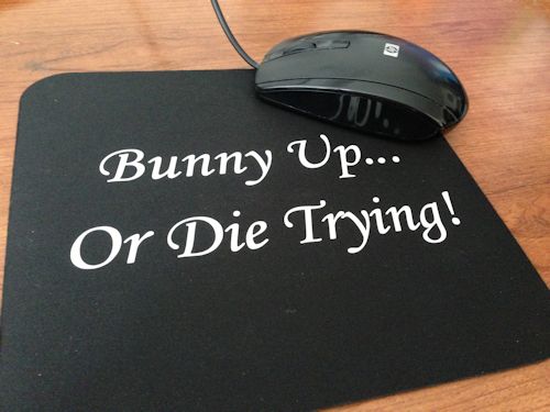 Bunny Up Mouse Pad